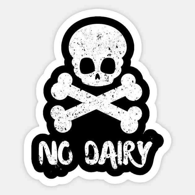 No Dairy Sticker by thingsandthings